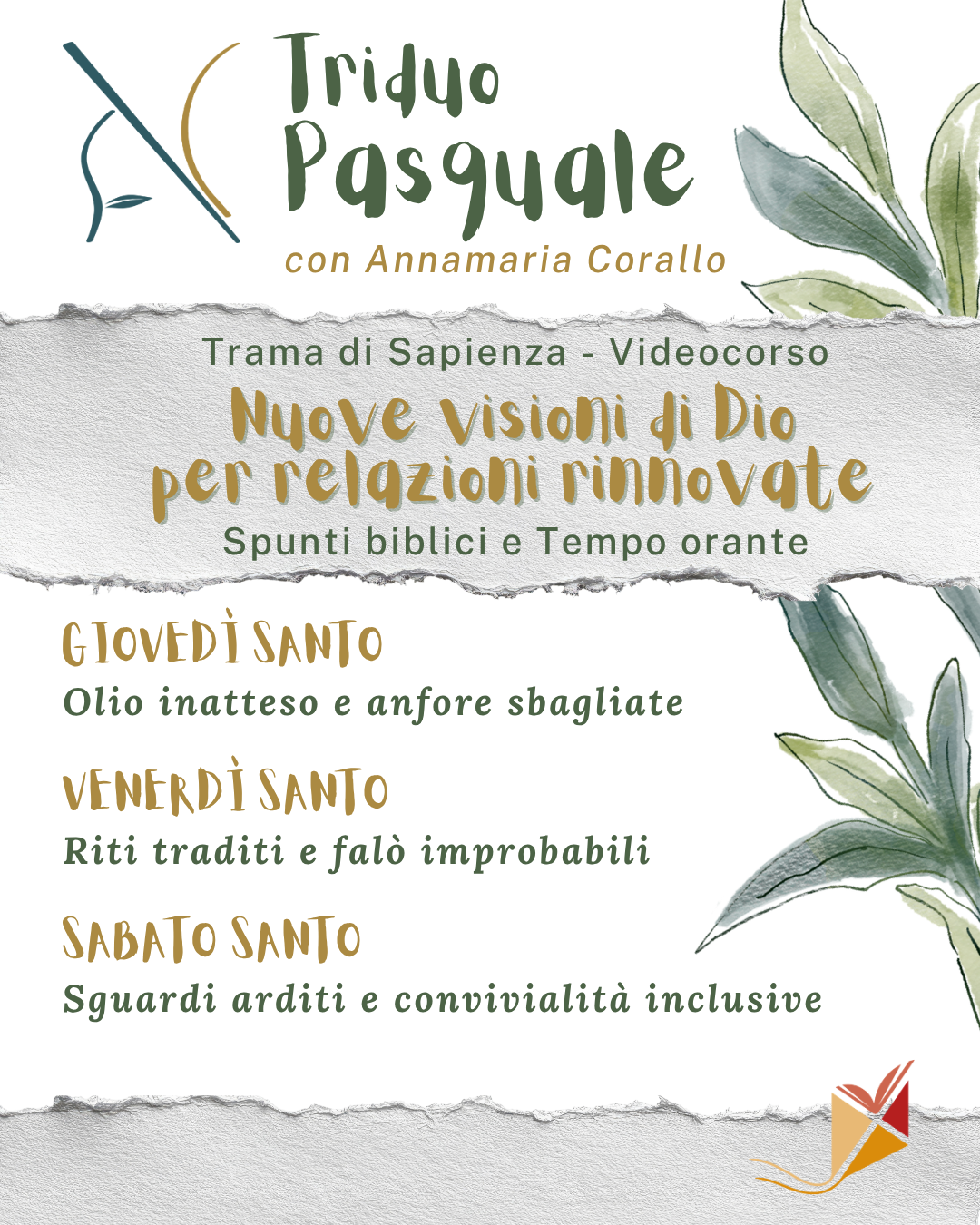 TRIDUO PASQUALE. Nuove visioni di Dio per relazioni rinnovate